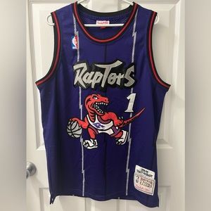 Toronto Raptors Tracy Mcgrady Basketball Jersey #1